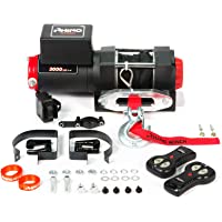 Los mejores  - Rhino Cabrestante Eléctrico 1360 Kg - Sistema Inalámbrico- 12V - Cuerda Dyneema Sintética